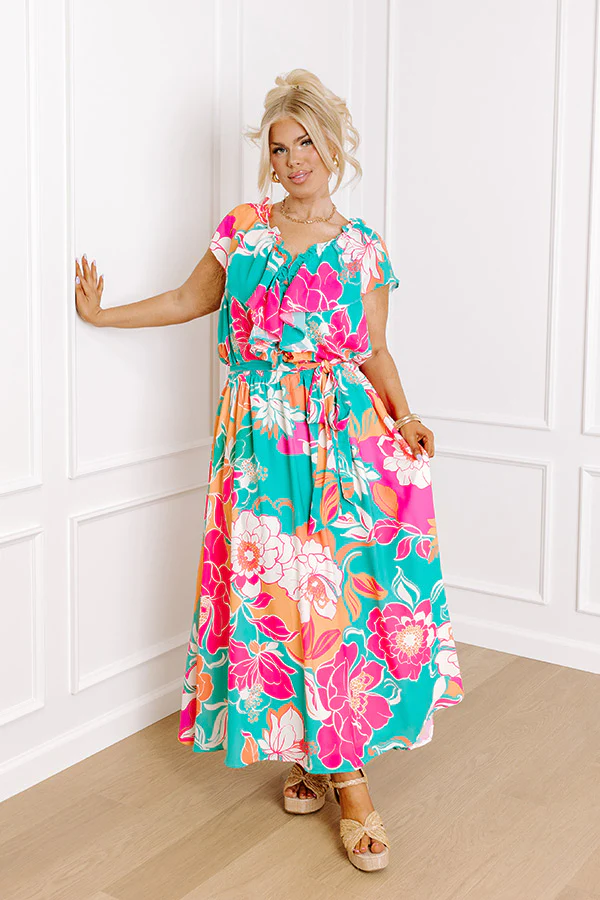 Dreamy And Darling Floral Midi Curves - Image 5