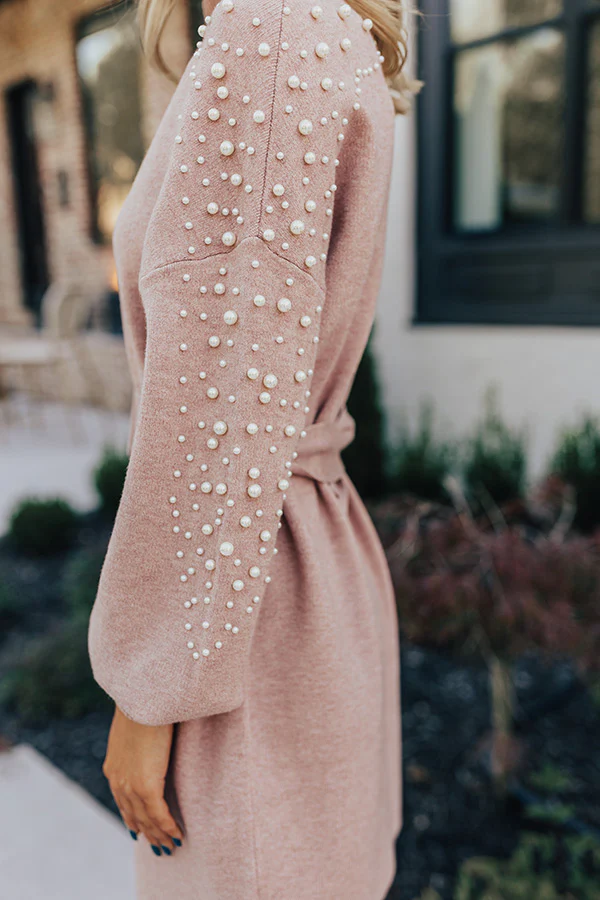 Early Start Embellished Sweater Dress - Image 6