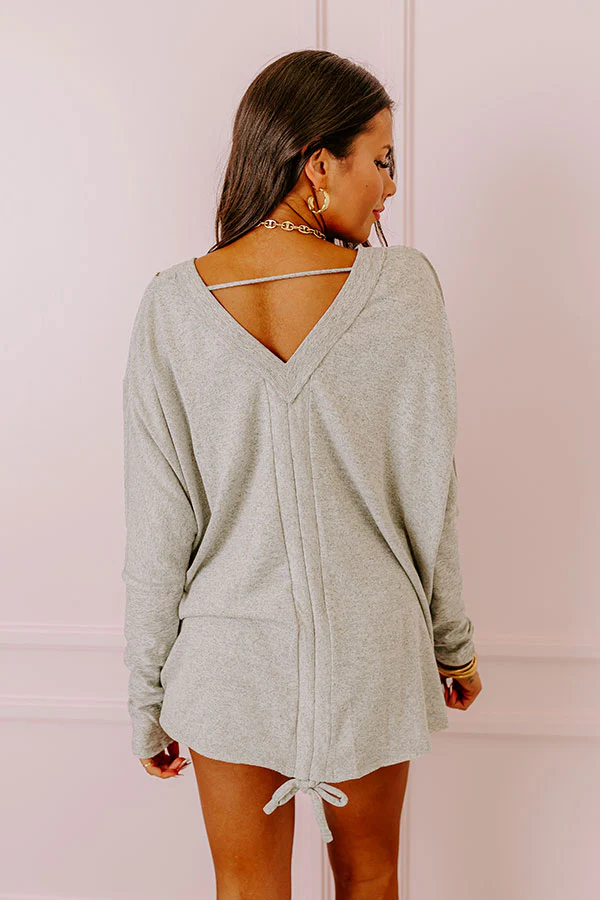 Elodie Lane Shift Top In Grey - Image 4