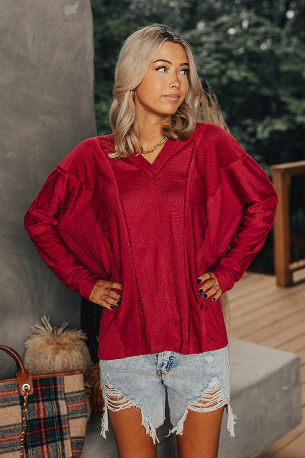 Elodie Lane Shift Top In Rose - Image 2