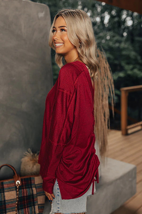 Elodie Lane Shift Top In Rose - Image 4
