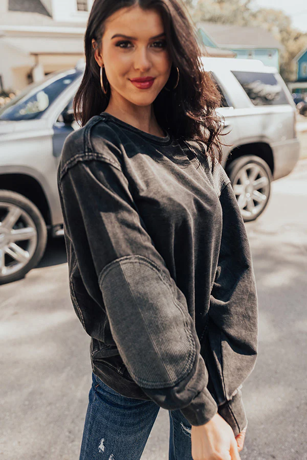 Espresso Run Sweater In Vintage Black - Image 3