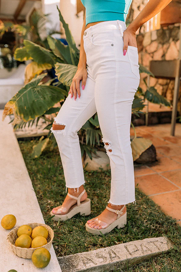 Eunina The Jody High Waist Distressed Ankle Jean - Image 8