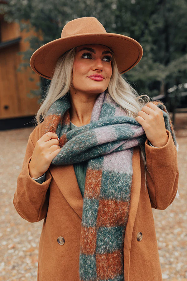 Ever So Posh Checkered Scarf - Image 3