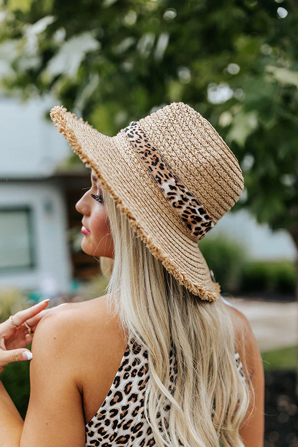 Everyday Details Woven Hat in Brown - Image 3