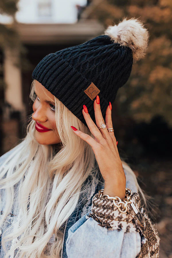 Fall Festival Beanie In Black - Image 4