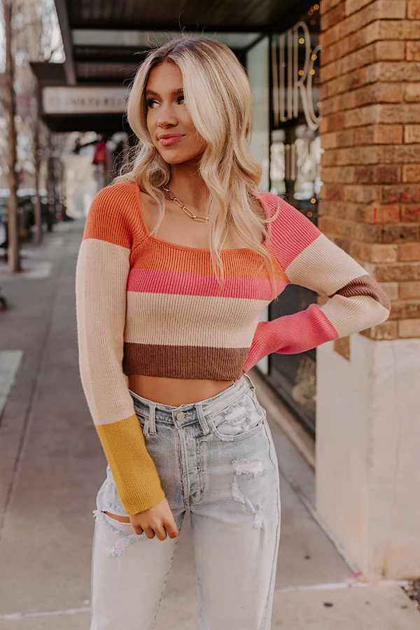 Fall Latte Sweater Top - Image 7