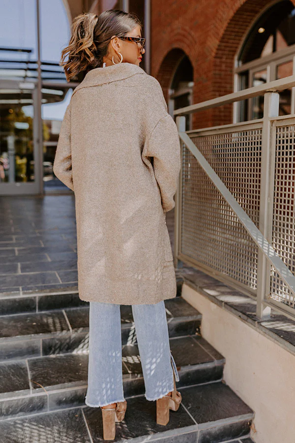 Fall Retreat Cardigan In Mocha - Image 5