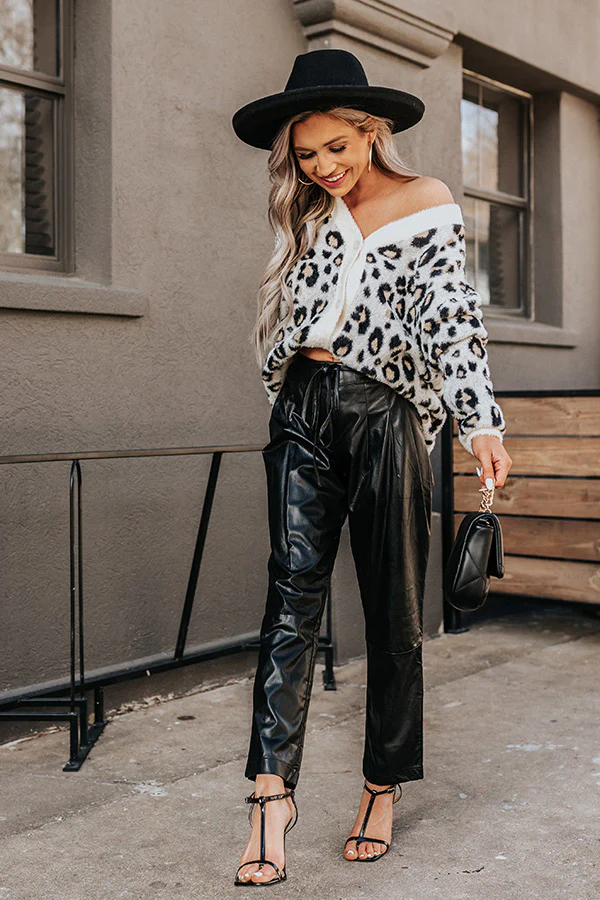 Fawning Over You Ultra Soft Leopard Cardigan In Ivory - Image 7