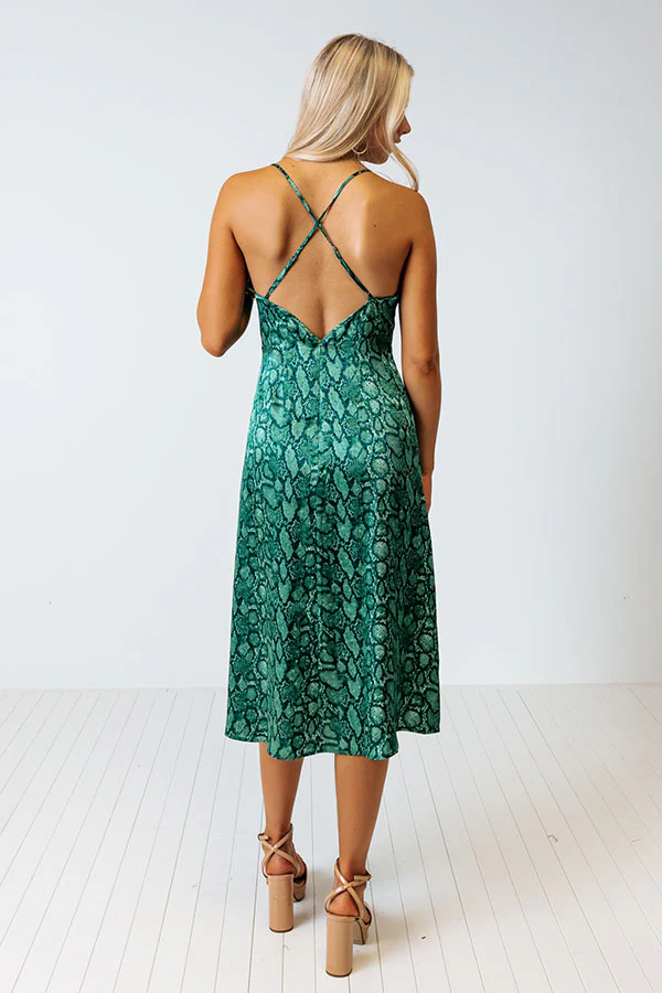 Feeling Grand Snake Print Midi - Image 7