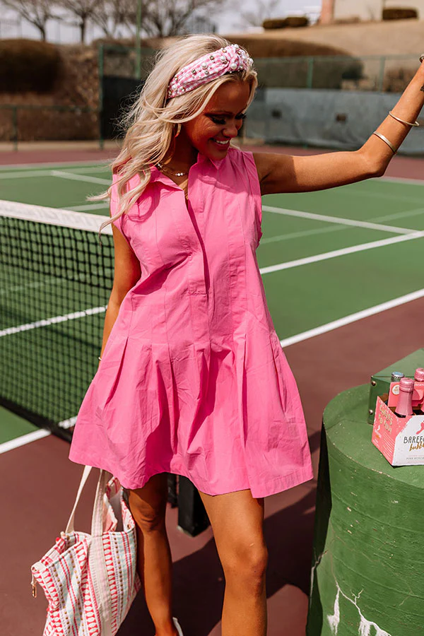 Feeling Refined Mini Dress In Pink - Image 7