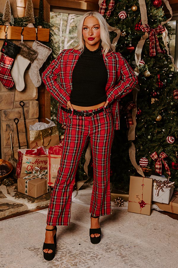Festival Feels High Waist Plaid Pants - Image 6