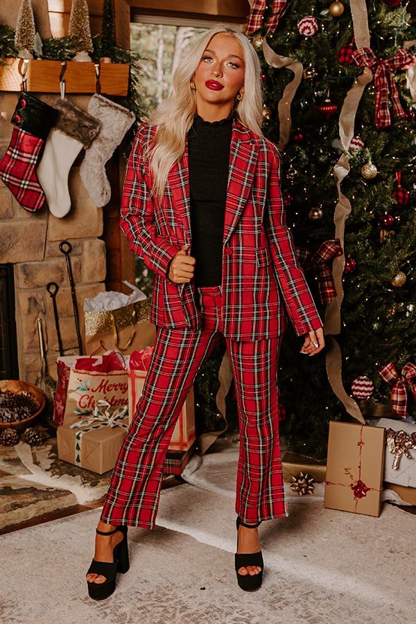 Festival Feels Plaid Blazer - Image 2