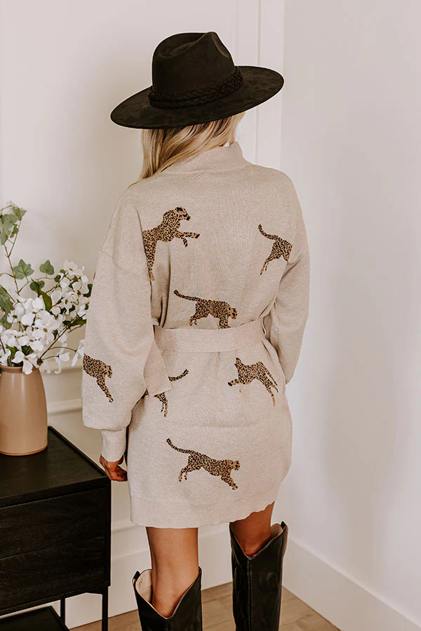 Fiercely In Love Sweater Dress In Birch - Image 4