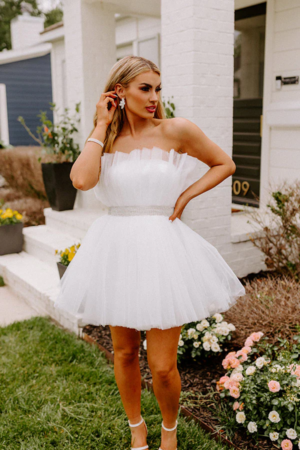 First Look Tulle Mini Dress - Image 5