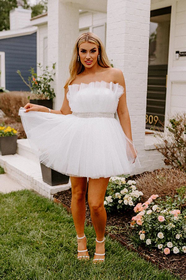 First Look Tulle Mini Dress - Image 6