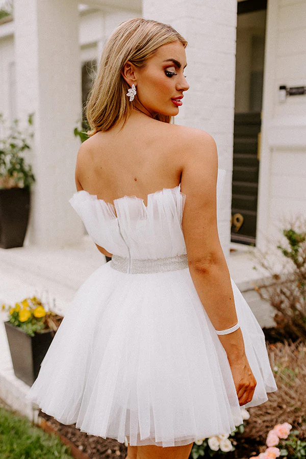 First Look Tulle Mini Dress - Image 7