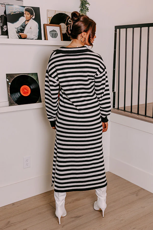 First Thing Knit Sweater Midi Dress - Image 4