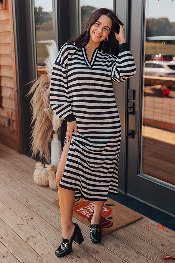 First Thing Knit Sweater Midi Dress - Image 6