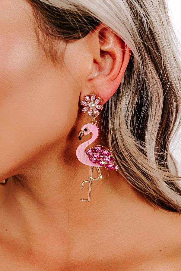 Flamingo Friendly Earrings - Image 4