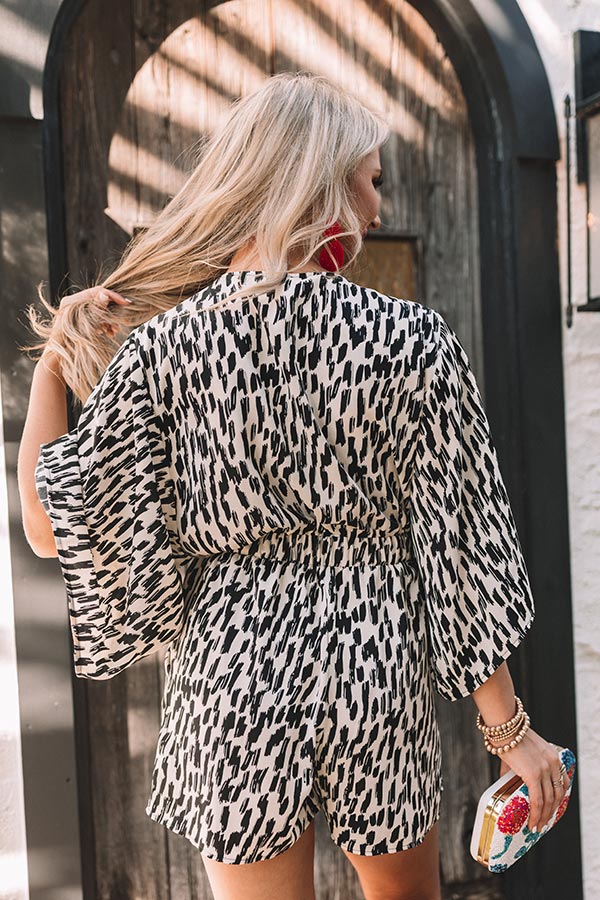 Flawless Touch Front Tie Romper - Image 7