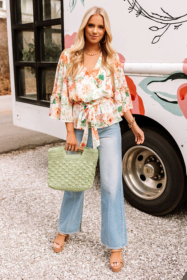 Flirty And Sweet Floral Top - Image 2