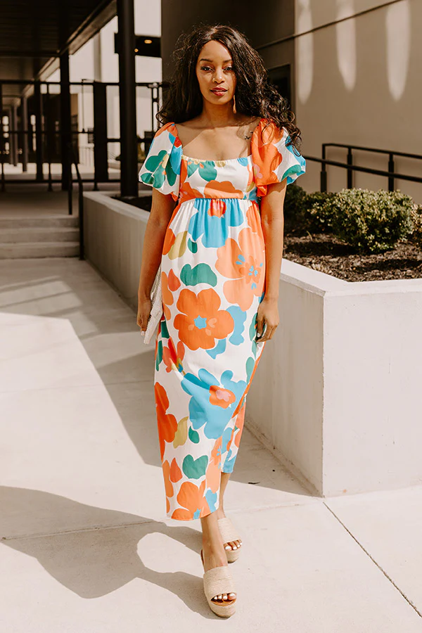 Floral Fascination Maxi Dress - Image 2