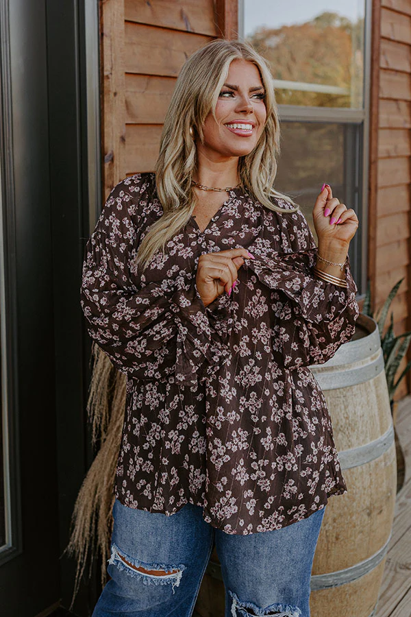 Floral Fascination Shift Top Curves - Image 5