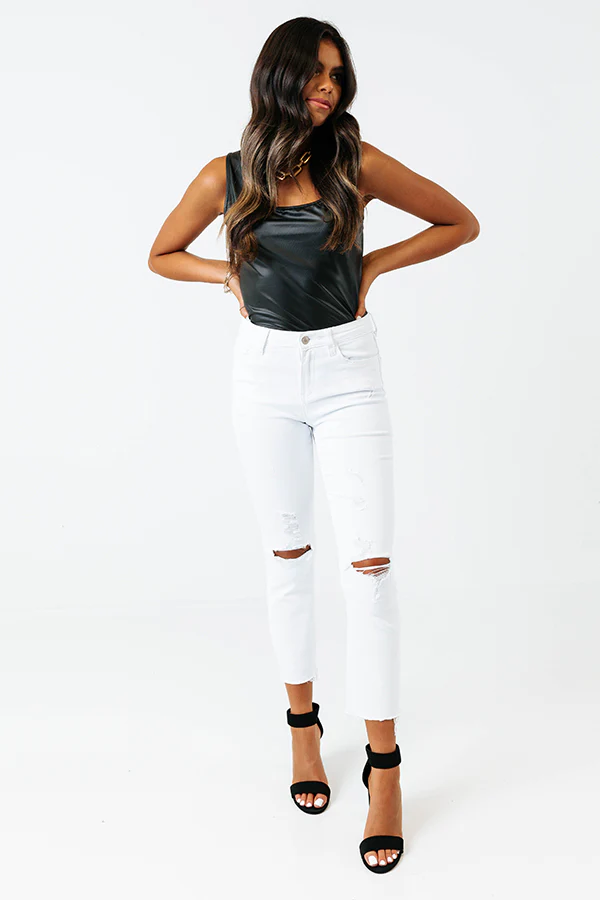 Flying Monkey The Gerry High Waist Distressed Ankle Skinny - Image 5