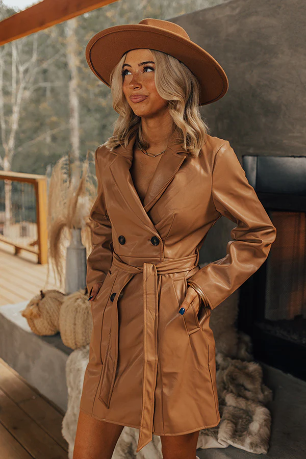 Forever First Class Faux Leather Coat - Image 4