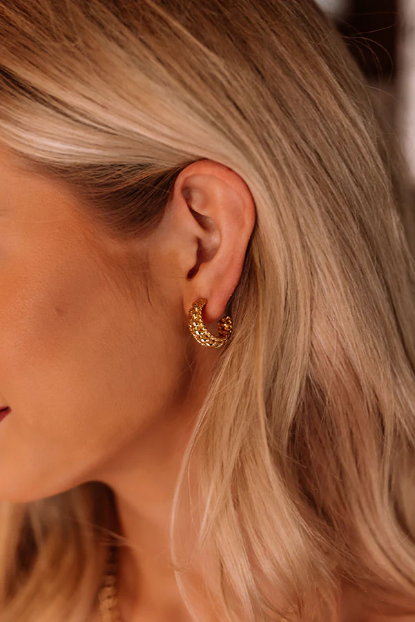 Forever In Love Huggie Earrings - Image 2