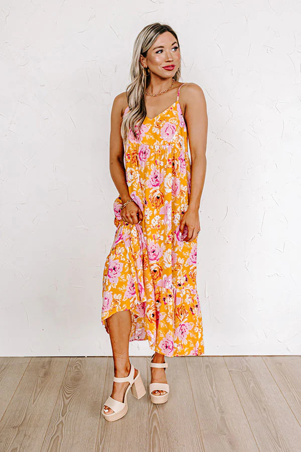 Friendly Smiles Floral Midi - Image 3