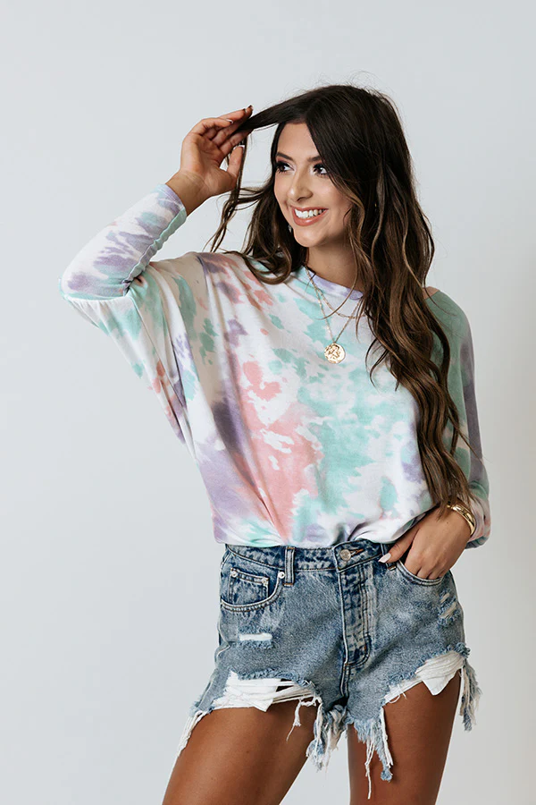 Friends By The Sea Tie Dye Top - Image 3