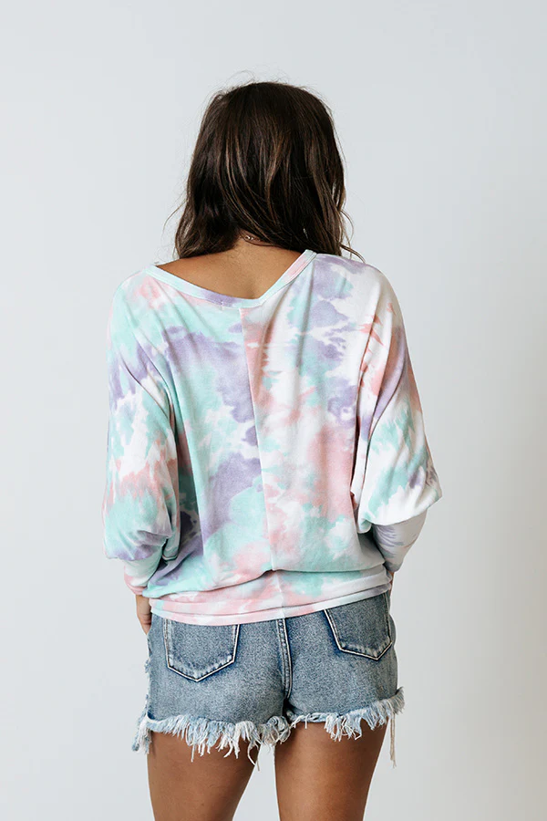Friends By The Sea Tie Dye Top - Image 5