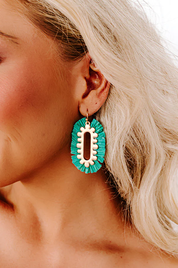 Fun Memories Earrings In Kelly Green - Image 2