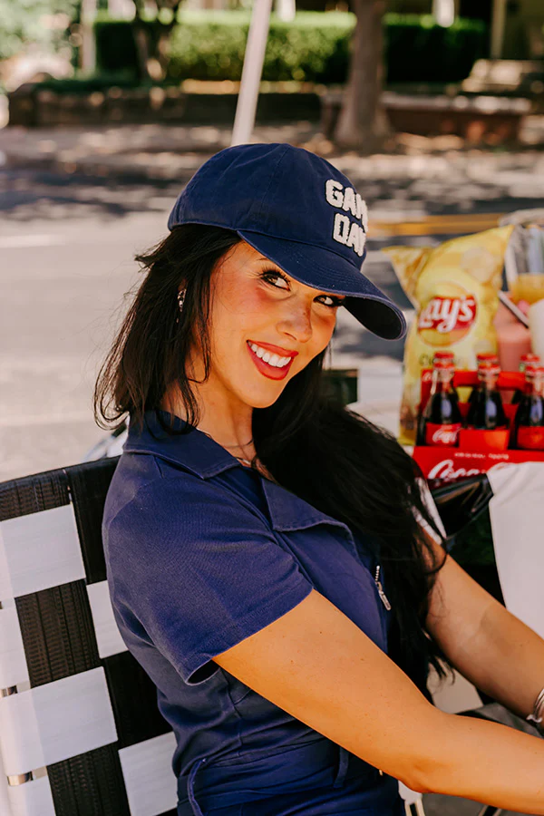 Game Day Baseball Cap In Navy