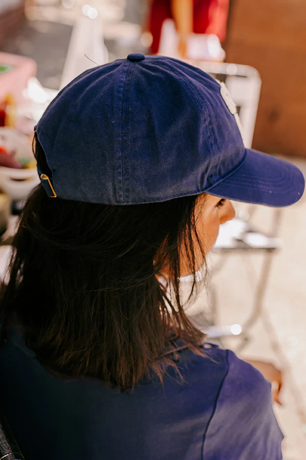 Game Day Baseball Cap In Navy - Image 4