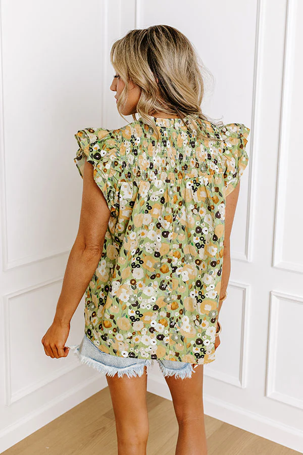 Garden Gathering Shift Top - Image 4