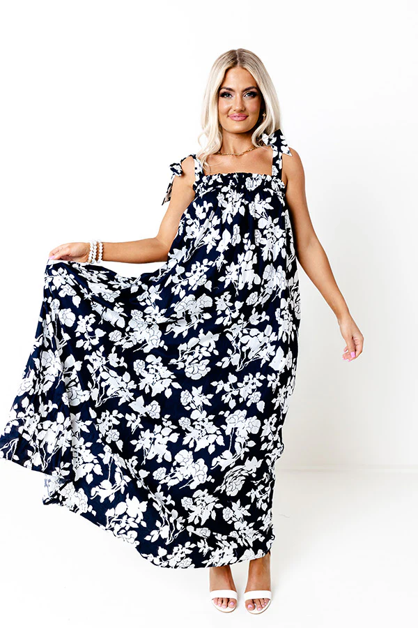 20-14 Getting Comfortable Floral Maxi