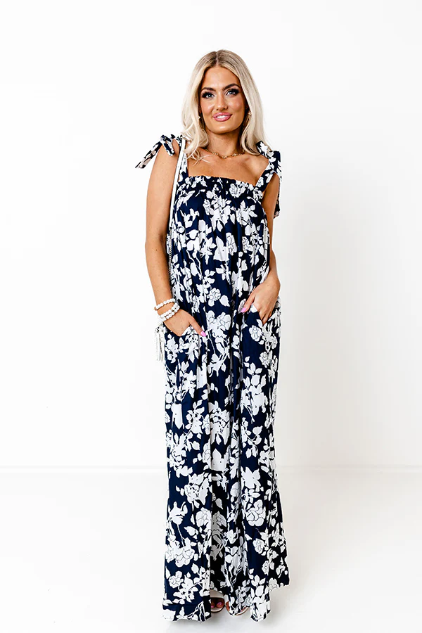 20-14 Getting Comfortable Floral Maxi - Image 2