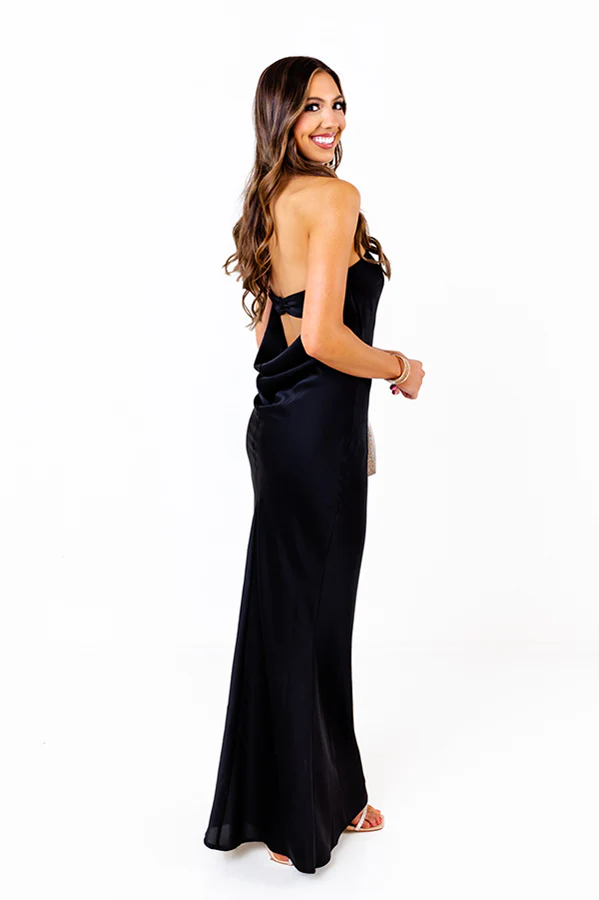 Glimpse Of Glamour Satin Maxi - Image 3