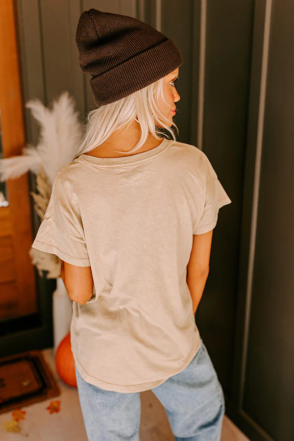 Good Behavior Graphic Tee In Iced Latte - Image 3
