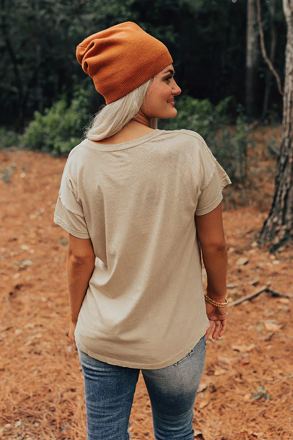 Good Behavior Graphic Tee In Iced Latte - Image 6