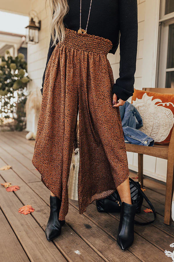 Good Dream Leopard Pants In Cinnamon - Image 3