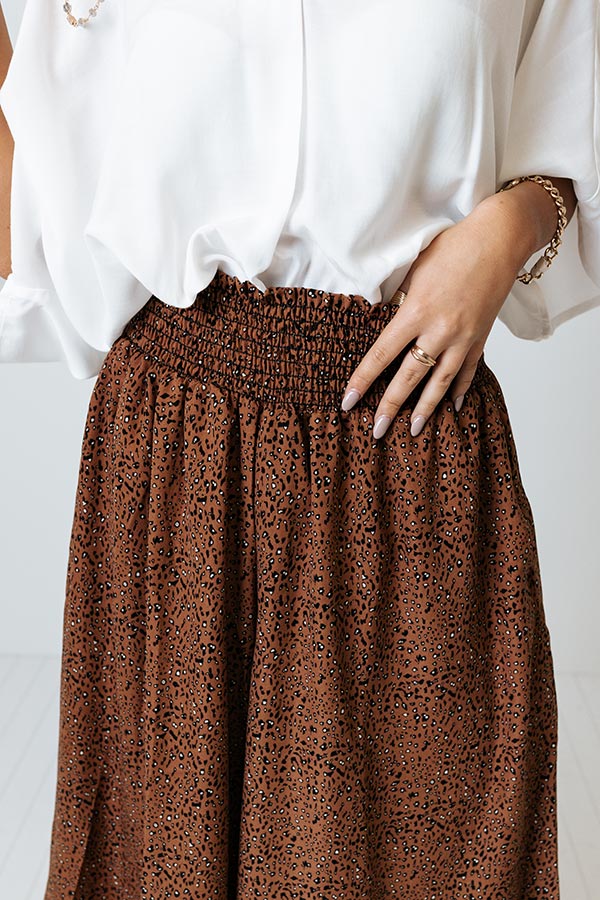 Good Dream Leopard Pants In Cinnamon - Image 8