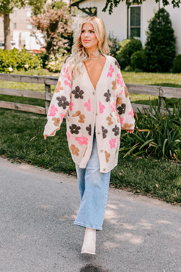 Good Times Floral Cardigan Curves - Image 7
