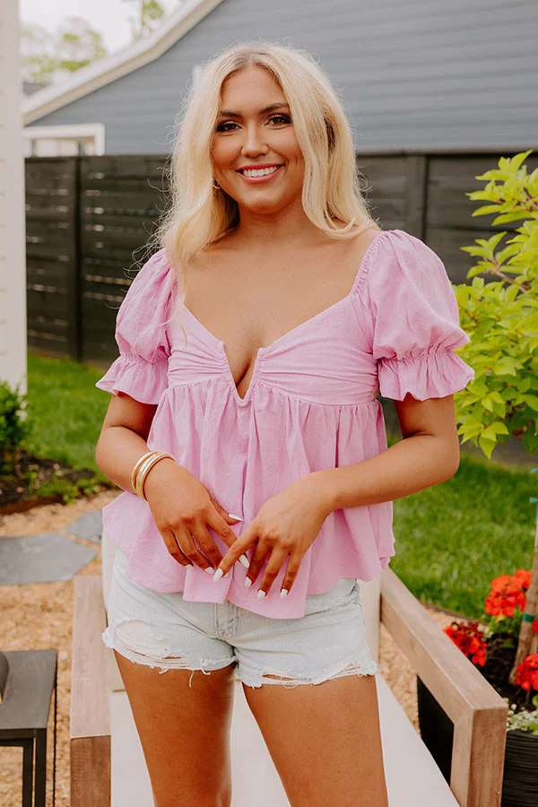 Grace On Repeat Babydoll Top - Image 2