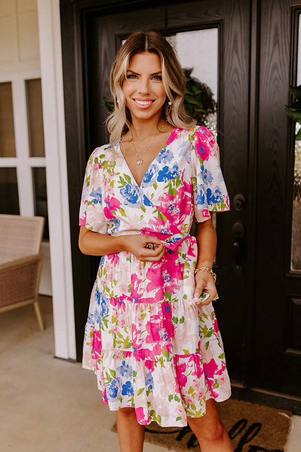 Greek Dreaming Wrap Dress - Image 3