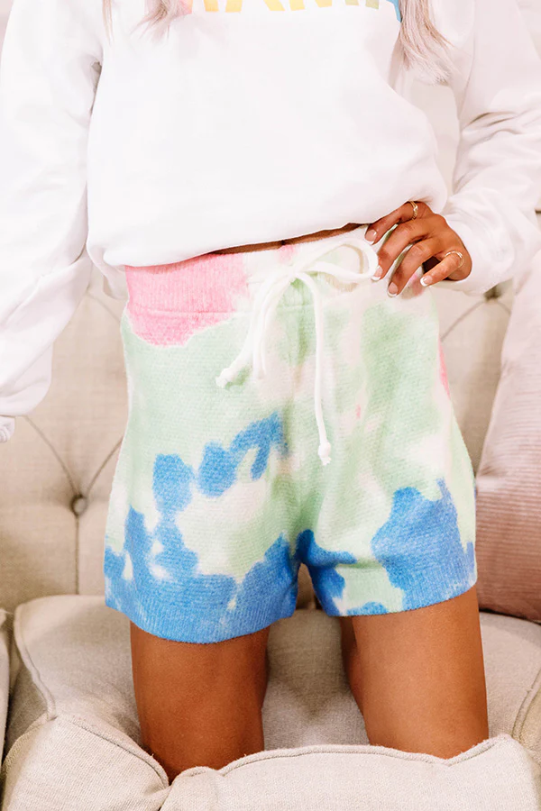 Happiness Forever Tie Dye Shorts - Image 3