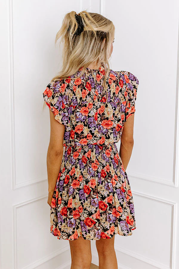 Hard To Forget You Smocked Dress In Black - Image 4